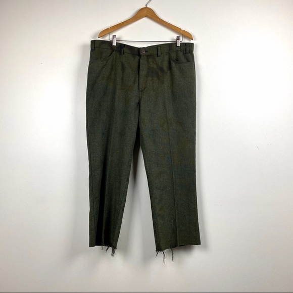 Vintage Pants - Vintage Custom Bleached Cropped GWGs